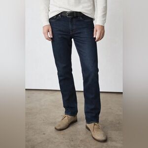 Mens Fidelity Torino Slim Fit Dark Wash Jeans Revolution Rinse Size 32x30